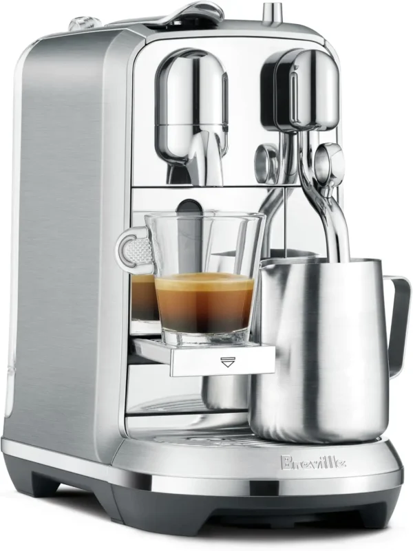 Plus Espresso Machine by  , Brushed Stainless Steel