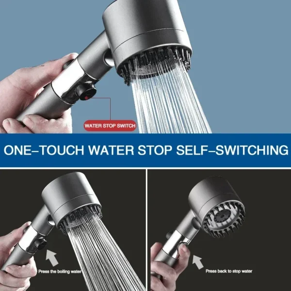 Xiaomi Mijia High Pressure Filter Shower Head 3-mode Adjustable Spray Massage Brush Rain Faucet Shower Set Bathroom Accessories - Image 2