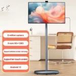 Smart TV 27 Inch Touch Screen Android 13 Movable Rotatable Stand for Gym Outdoor party 8-core 9600mAH Battery Monitor television
