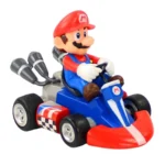 Super Mario Pull Back Car Green Yoshi Donkey Kong Bowser Luigi Toad Princess Peach Action Figure Toys Anime Game Doll Kid Gifts