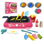 Color Changing Kids Food Fryer Pretend Play Toys for kids 3 - Gourmet Cooking Box toys, gift for boys and girls