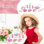 Girls pretend makeup kit, toddler dress-up makeup toys for kids aged 3 years above