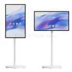 27 Inch Moving Smart Portable Television Android Touch Screen Built-in Battery with Moveable Stand LED TV for Gaming Live Room