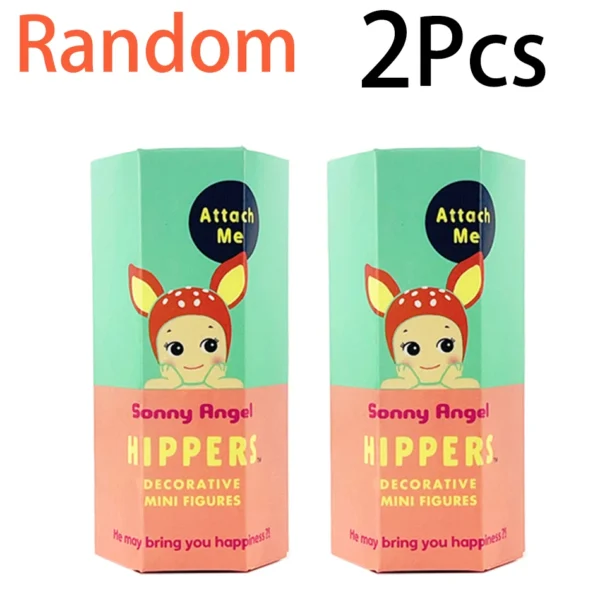 Cberrry blossom series Sonny Angel & Mofusand Blind Box Hippers Mini Figure Shark Cat Action Toy For Fan Children Christmas Gift