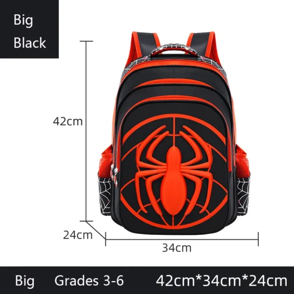 Spider Backpack+Pencil Case Set for Boys School Bag Elementary for Kids School Bag Cartoon Waterproof Primary Backpack
