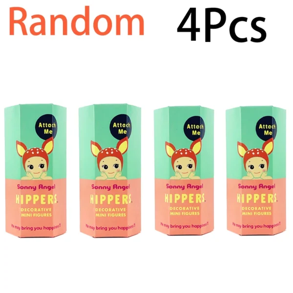 Cberrry blossom series Sonny Angel & Mofusand Blind Box Hippers Mini Figure Shark Cat Action Toy For Fan Children Christmas Gift