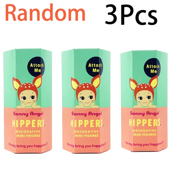 Cberrry blossom series Sonny Angel & Mofusand Blind Box Hippers Mini Figure Shark Cat Action Toy For Fan Children Christmas Gift