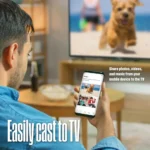 42 Inch Smart Television, 1080P LED Full HD with Wi-Fi Connectivity and Mobile App, Flat Screen Compatible with Apple Home Kit