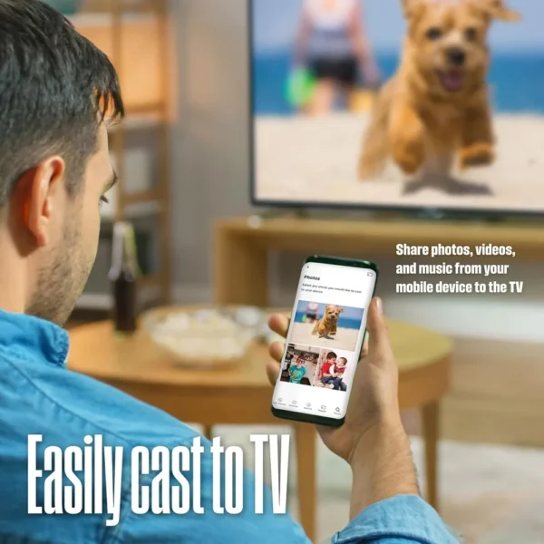42 Inch Smart Television, 1080P LED Full HD with Wi-Fi Connectivity and Mobile App, Flat Screen Compatible with Apple Home Kit