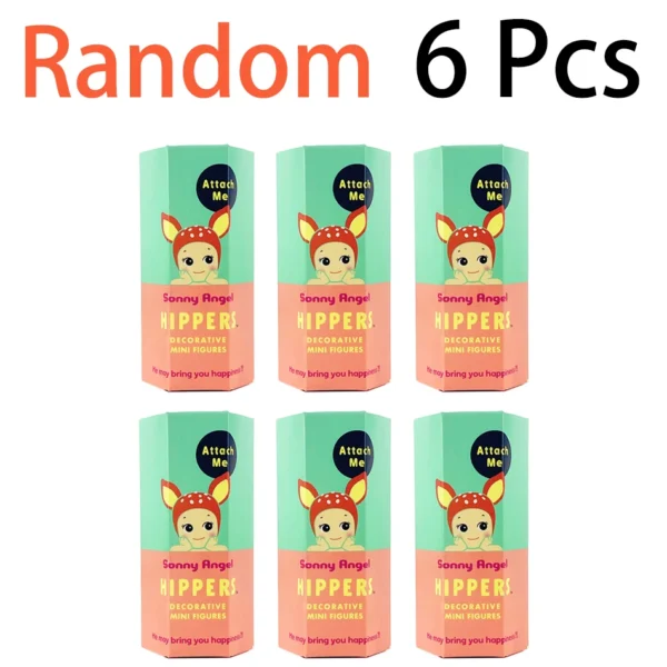 Cberrry blossom series Sonny Angel & Mofusand Blind Box Hippers Mini Figure Shark Cat Action Toy For Fan Children Christmas Gift