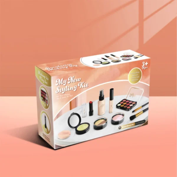 Girls pretend makeup kit, toddler dress-up makeup toys for kids aged 3 years above