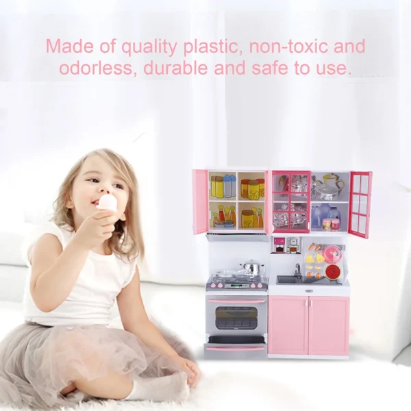 Mini Kitchen Pretend Play Toy Set, Fun Kitchenware Role Play for Kids - Perfect Gift for Girls & Children's House Playing