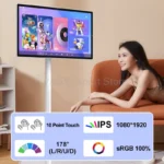 Hot size 24Inch Smart Wireless Display Touch Screen Android Portable Smart Tv Indoor Conference Mobile for Gym Gaming Television