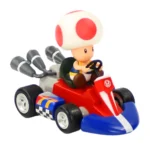 Super Mario Pull Back Car Green Yoshi Donkey Kong Bowser Luigi Toad Princess Peach Action Figure Toys Anime Game Doll Kid Gifts