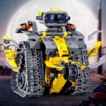 520pcs 3 in 1 City Technical RC Robot Excavator Racing Car Building Blocks Remote Control Bulldozer Truck Bricks Toys For Kids
