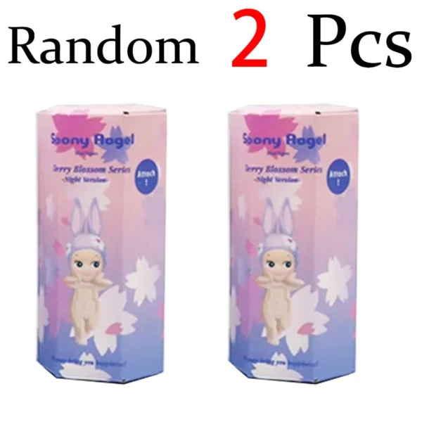 Cberrry blossom series Sonny Angel & Mofusand Blind Box Hippers Mini Figure Shark Cat Action Toy For Fan Children Christmas Gift