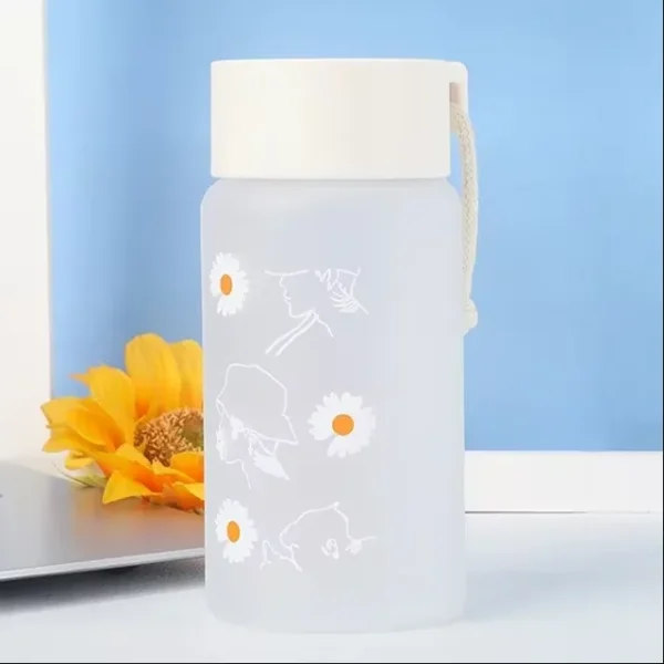 2L Portable Water Bottle with Straw & Time Marker, Large Capacity Plastic Drink Bottle for Outdoor Sports & Fitness