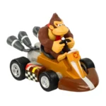 Super Mario Pull Back Car Green Yoshi Donkey Kong Bowser Luigi Toad Princess Peach Action Figure Toys Anime Game Doll Kid Gifts
